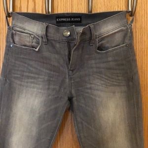 Grey skinny Express jeans